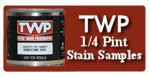 TWP quarter pint stain samples